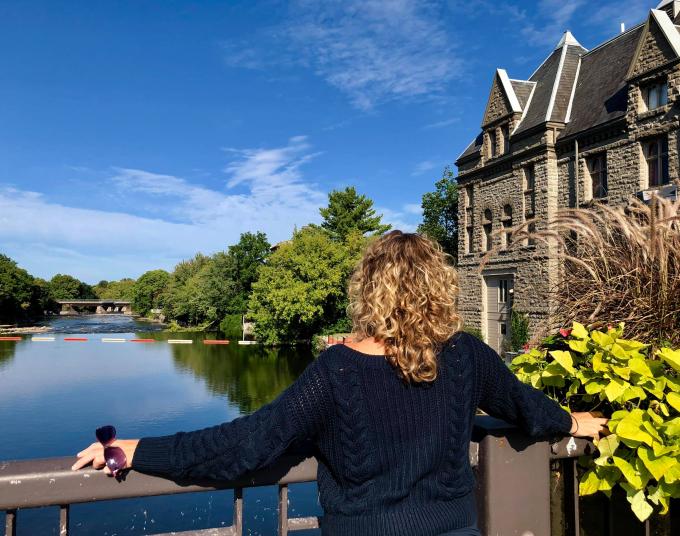 The bridge that spans the Mississippi River in downtown Carleton Place is a beautiful spot for photos.