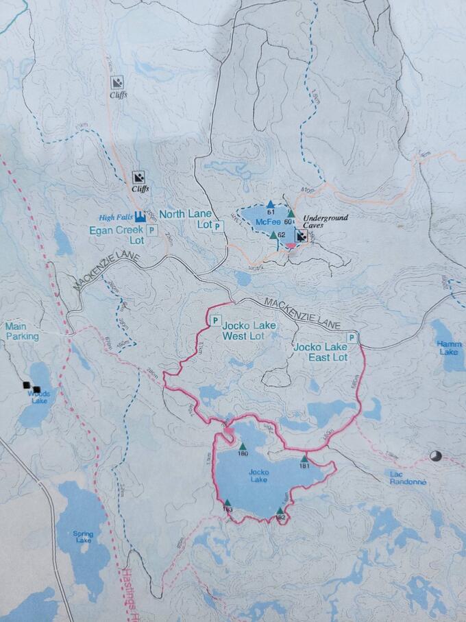 Colin Bruce Backcountry Map